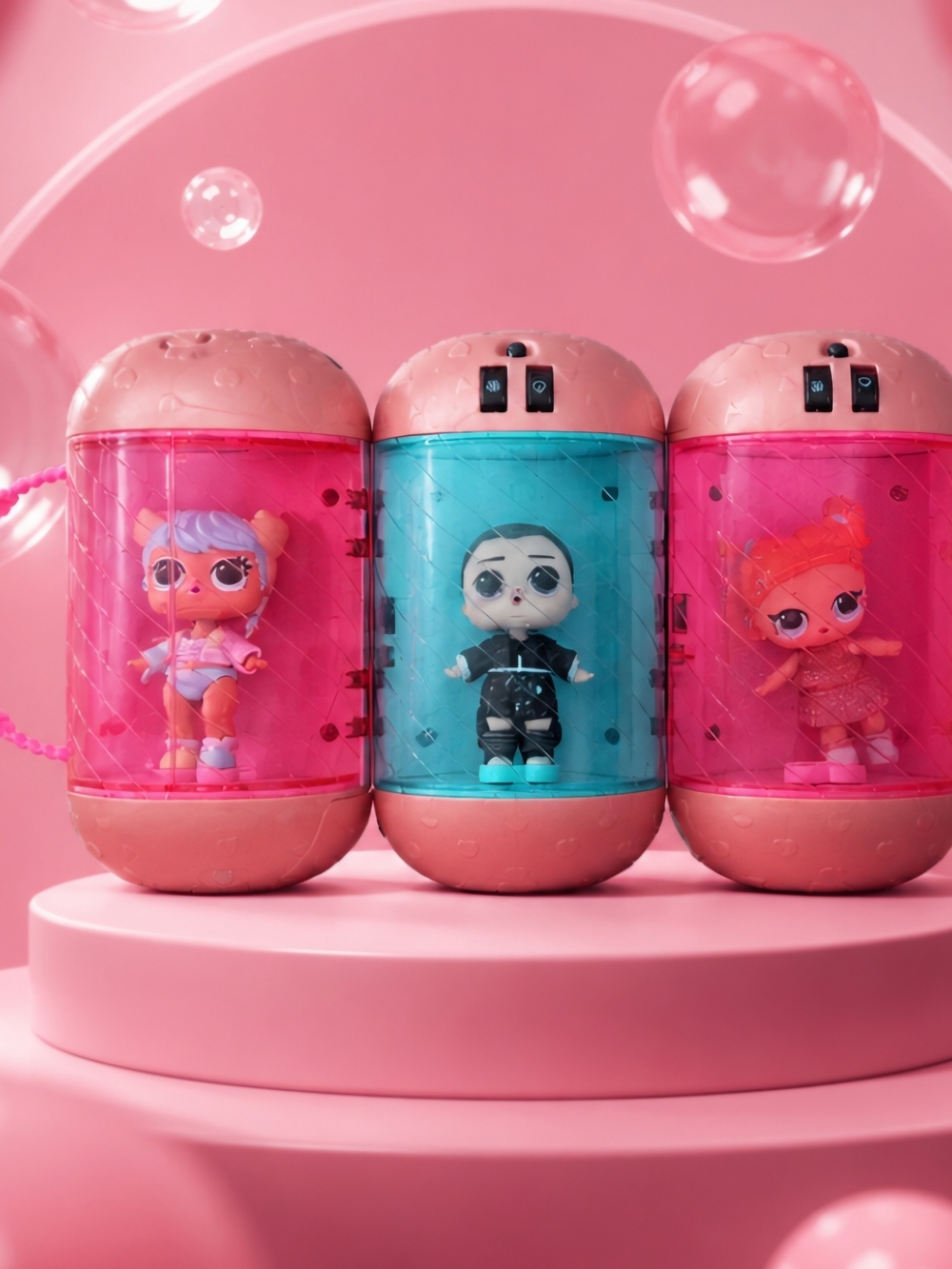 L.O.L. Surprise! Pink & Blue Capsule Doll Trio